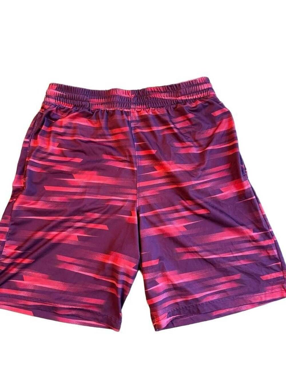 Lands end  dri-fit youth multi-color red basketball shorts size XLyouth